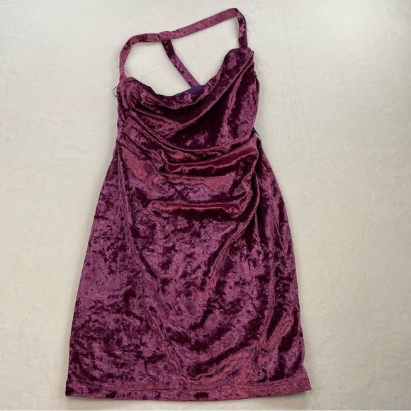 Revolve Superdown Corella Crushed Velvet Mini Dress - Picture 4 of 7